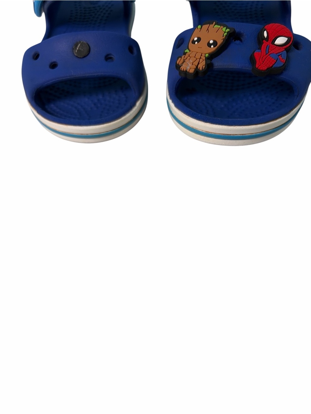 Crocs Crocband Sandals Kids Toddler Cerulean Blue Ocean Size C6 Waterproof - Picture 9 of 9
